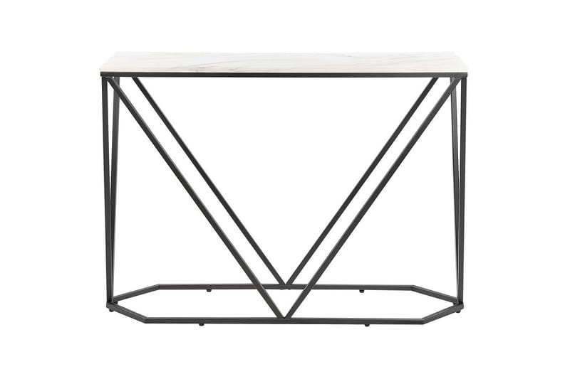 Konsolbord Hazen Vit, Svart - Vit, Svart - Möbler - Vardagsrum - Soffbord & vardagsrumsbord - Avlastningsbord & konsolbord