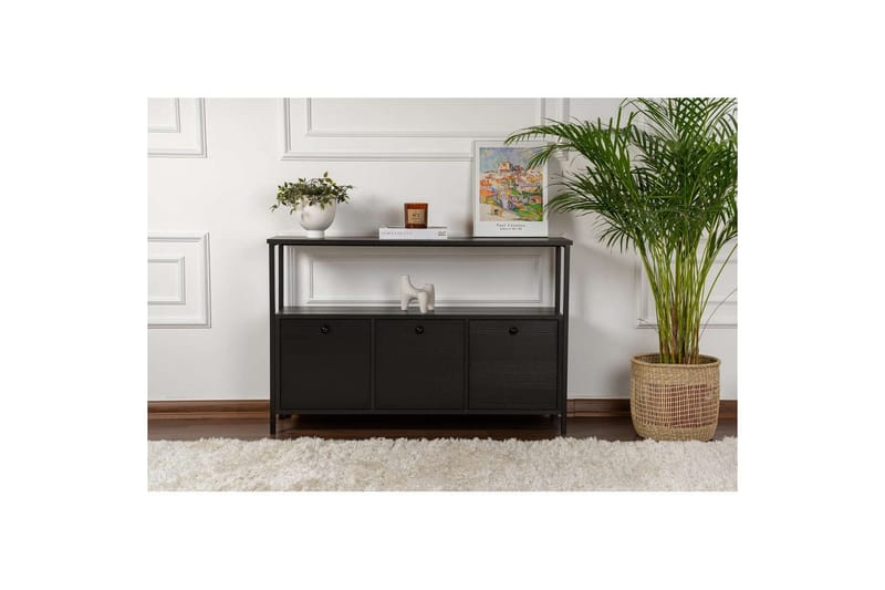Konsolbord Hemani Trä Svart Svart - Trä Svart Svart - Möbler - Vardagsrum - Soffbord & vardagsrumsbord - Avlastningsbord & konsolbord