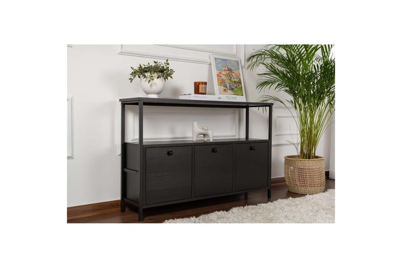 Konsolbord Hemani Trä Svart Svart - Trä Svart Svart - Möbler - Vardagsrum - Soffbord & vardagsrumsbord - Avlastningsbord & konsolbord