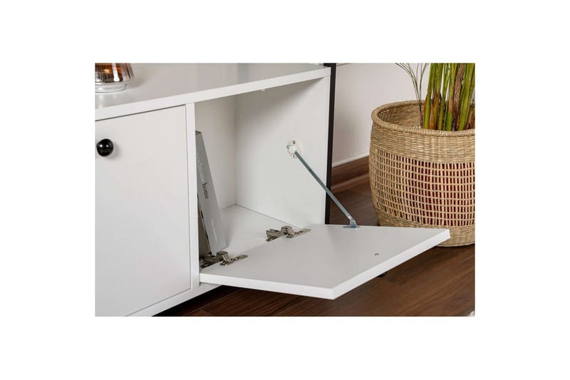 Konsolbord Hemani Vit Svart - Vit Svart - Möbler - Vardagsrum - Soffbord & vardagsrumsbord - Avlastningsbord & konsolbord