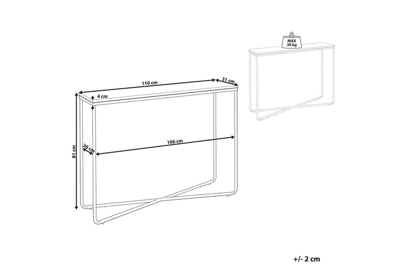 Konsolbord Lakota - Möbler - Vardagsrum - Soffbord & vardagsrumsbord - Avlastningsbord & konsolbord