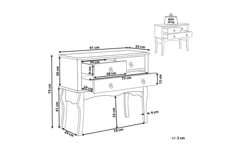 Konsolbord Lamar - Möbler - Vardagsrum - Soffbord & vardagsrumsbord - Avlastningsbord & konsolbord