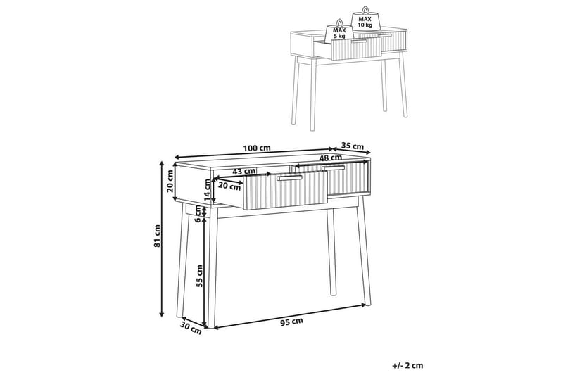 Konsolbord Lynwood - Möbler - Vardagsrum - Soffbord & vardagsrumsbord - Avlastningsbord & konsolbord