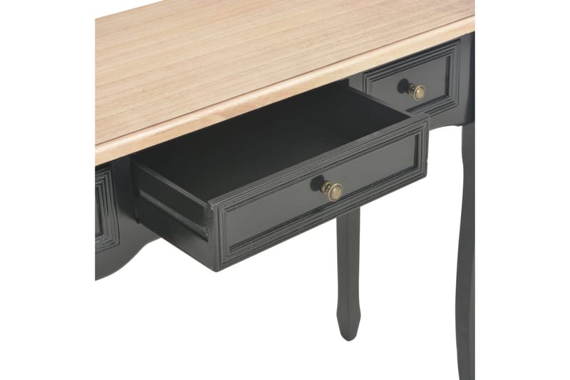 Konsolbord med 3 lådor svart - Svart - Hallbord - Bord - Avlastningsbord & konsolbord