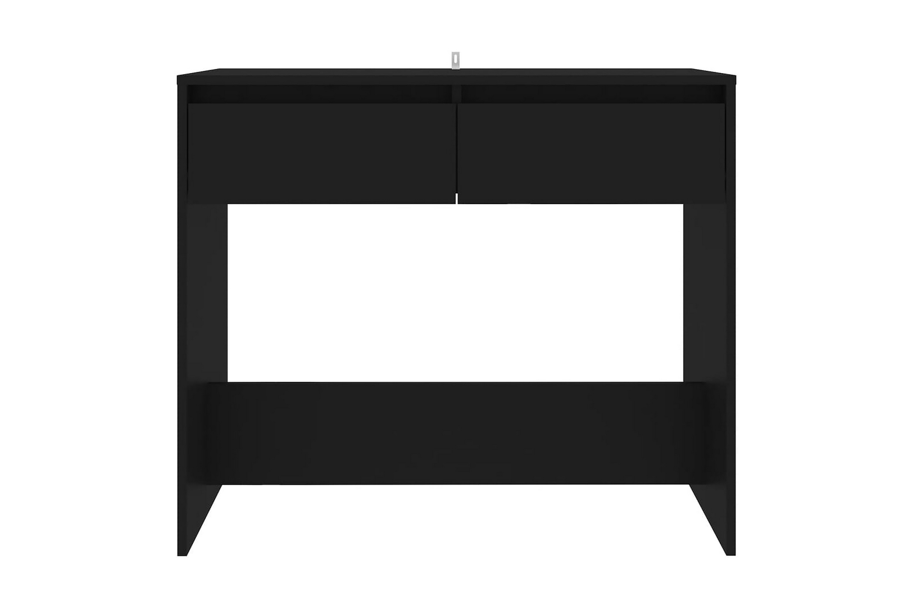 Konsolbord svart 89x41x76,5 cm stål – Svart