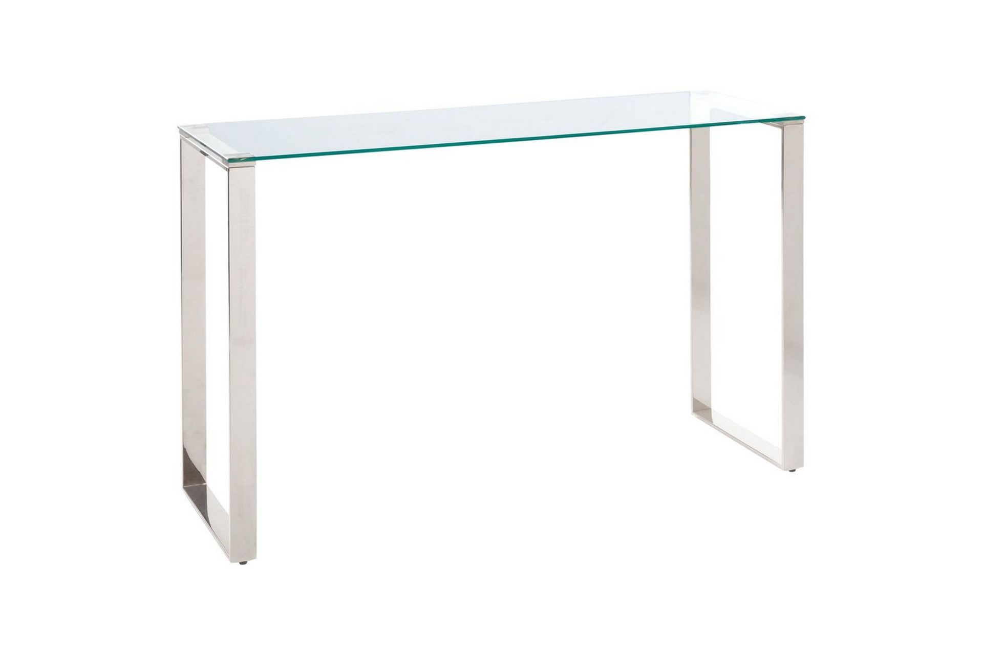 Konsolbord Tilon Silver, Transparent - Silver, Transparent