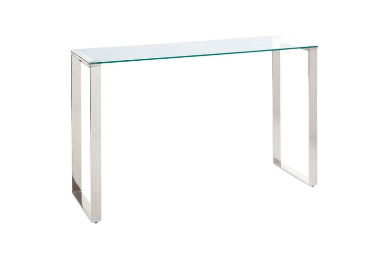 Konsolbord Tilon Silver, Transparent, Silver, Transparent