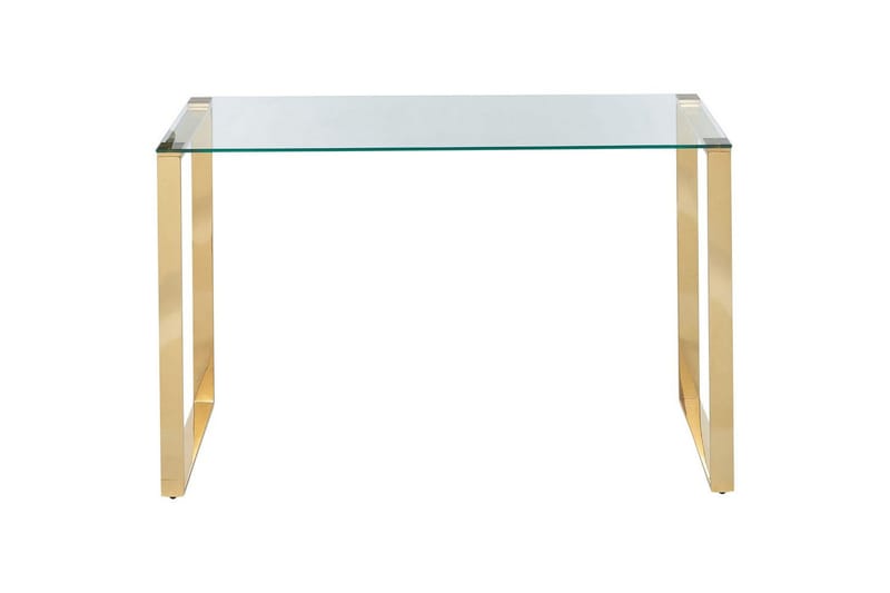 Konsolbord Tilon Transparent, guld - Transparent, guld - Möbler - Vardagsrum - Soffbord & vardagsrumsbord - Avlastningsbord & konsolbord