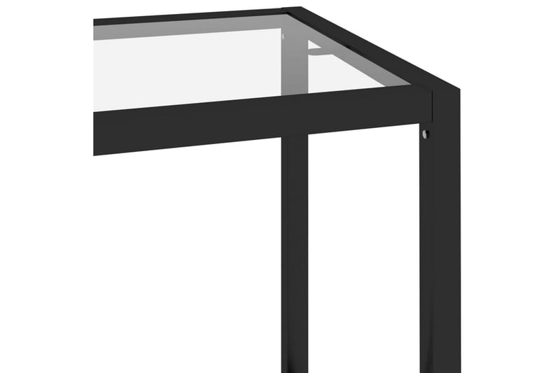 Konsolbord transparent 100x36x168 cm härdat glas - Transparent - Hallbord - Bord - Avlastningsbord & konsolbord