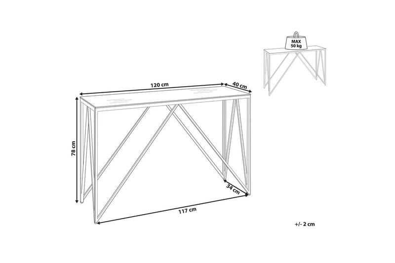 Konsolbord Weso - Möbler - Vardagsrum - Soffbord & vardagsrumsbord - Avlastningsbord & konsolbord