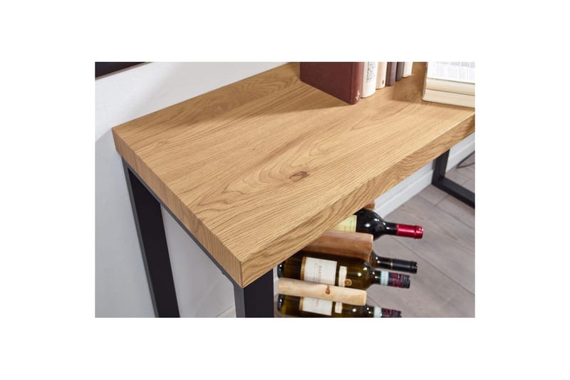 Konsolbord Wohnling 120 cm modern konsol med metallben Brun - Brun - Möbler - Vardagsrum - Soffbord & vardagsrumsbord - Avlastningsbord & konsolbord