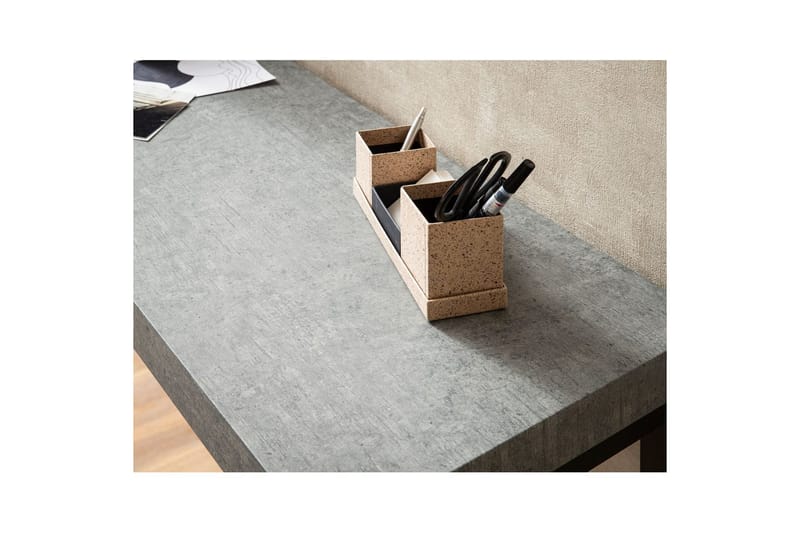 Konsolbord Wohnling 120 cm modern konsol med metallben Grå - Grå - Möbler - Vardagsrum - Soffbord & vardagsrumsbord - Avlastningsbord & konsolbord