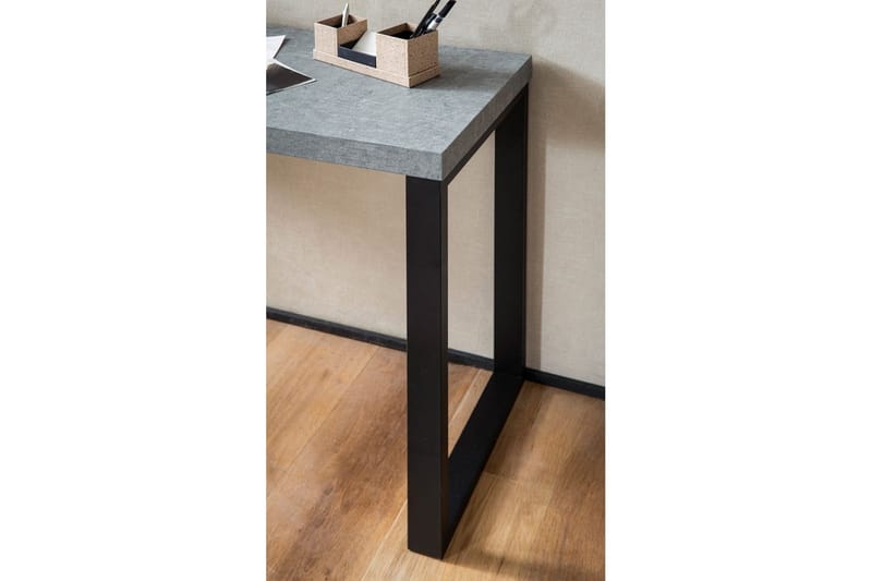 Konsolbord Wohnling 120 cm modern konsol med metallben Grå - Grå - Möbler - Vardagsrum - Soffbord & vardagsrumsbord - Avlastningsbord & konsolbord