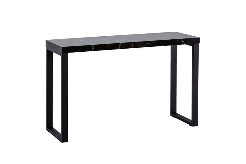 Konsolbord Wohnling 120 cm modern konsol med metallben Svart - Svart - Möbler - Vardagsrum - Soffbord & vardagsrumsbord - Avlastningsbord & konsolbord