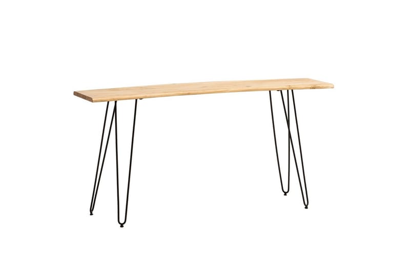 Konsolbord Wohnling Massivt trä stiftben träkant 150 cm - Möbler - Vardagsrum - Soffbord & vardagsrumsbord - Avlastningsbord & konsolbord