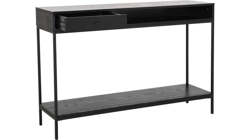 Konsollbord Eiknor - Svartlackad askfaner - Möbler - Vardagsrum - Soffbord & vardagsrumsbord - Avlastningsbord & konsolbord