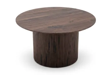 Kopparbo Soffbord Rund 85 cm med tunn bordsskiva - Valnöt - Möbler - Vardagsrum - Soffbord & vardagsrumsbord - Soffbord
