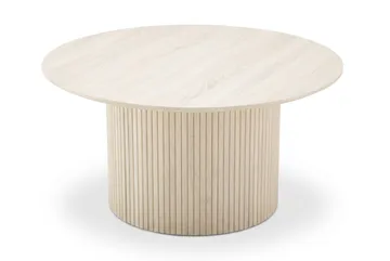 Kopparbo Soffbord Rund 85 cm med tunn bordsskiva - Vitlaserad ek - Möbler - Vardagsrum - Soffbord & vardagsrumsbord - Soffbord