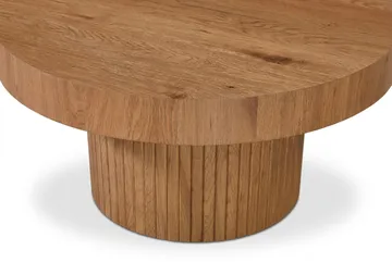 Kopparbo Soffbord Rund 85 cm tjock bordsskiva - Ek - Möbler - Vardagsrum - Soffbord & vardagsrumsbord - Soffbord