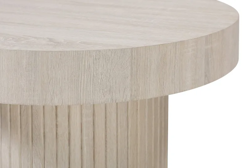 Kopparbo Soffbord Rund 85 cm tjock bordsskiva - Vitlaserad ek - Möbler - Vardagsrum - Soffbord & vardagsrumsbord - Soffbord