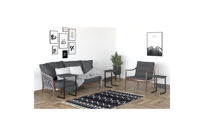 Korra Satsbord 40 cm - Svart - Möbler - Vardagsrum - Soffbord & vardagsrumsbord - Satsbord