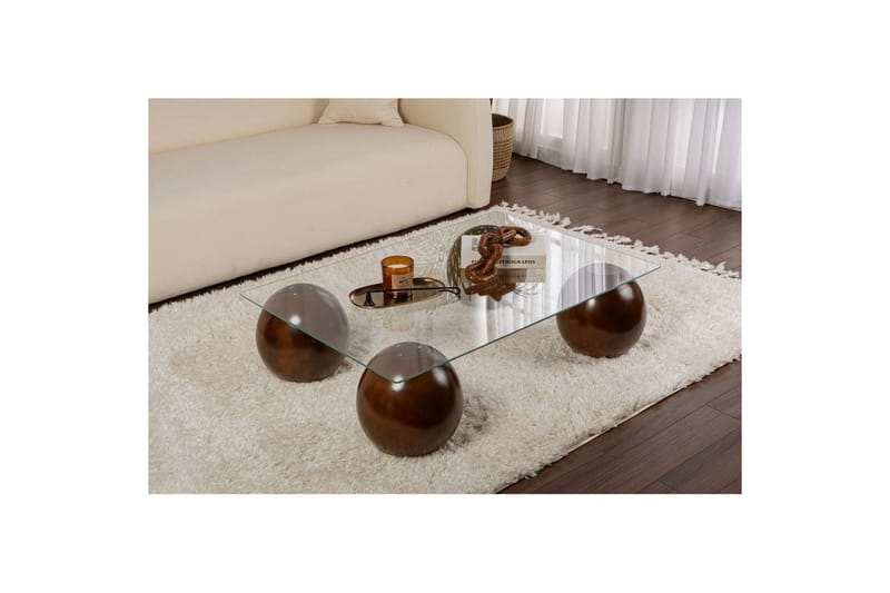 Koushik Soffbord 110 cm - Sand - Möbler - Vardagsrum - Soffbord & vardagsrumsbord - Soffbord