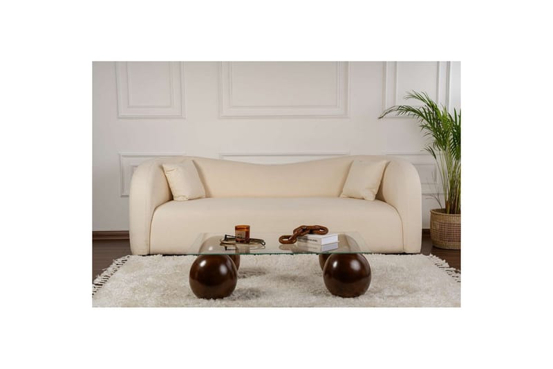 Koushik Soffbord 110 cm - Sand - Möbler - Vardagsrum - Soffbord & vardagsrumsbord - Soffbord