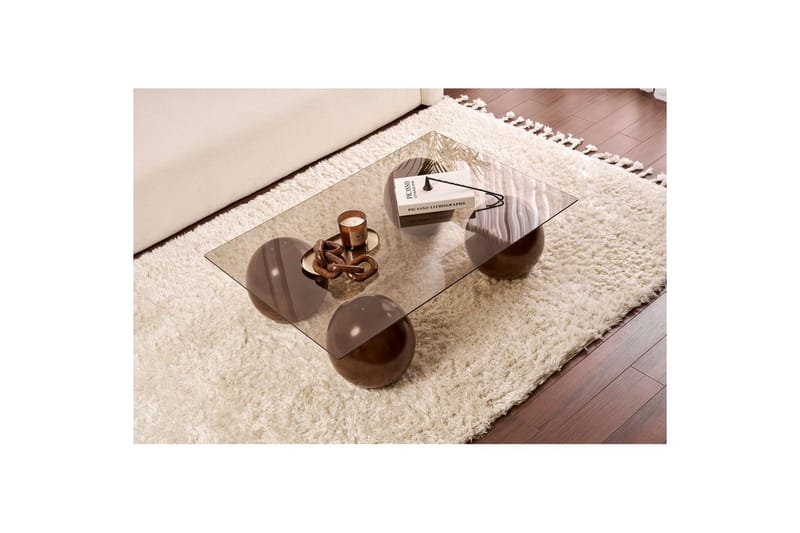 Koushik Soffbord 110 cm - Sand/Brun - Möbler - Vardagsrum - Soffbord & vardagsrumsbord - Soffbord