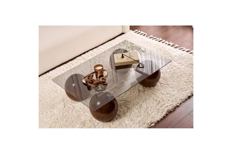 Koushik Soffbord 110 cm - Sand/Ljusgrå - Möbler - Vardagsrum - Soffbord & vardagsrumsbord - Soffbord