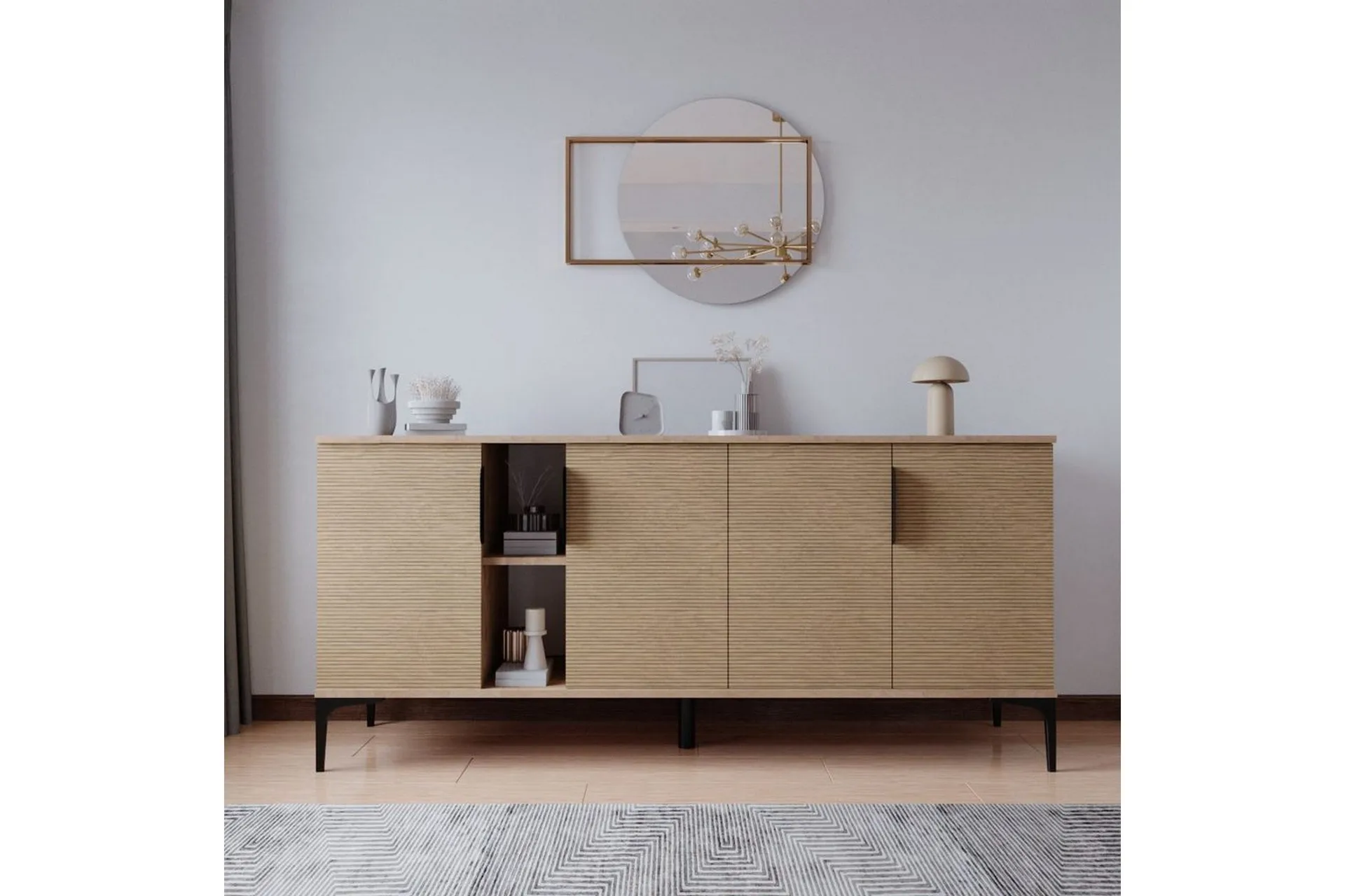 kunar konsollbord 180 cm - natur