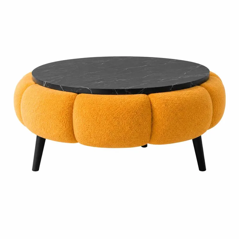 Kundu Soffbord Rund 60 cm Bubblig