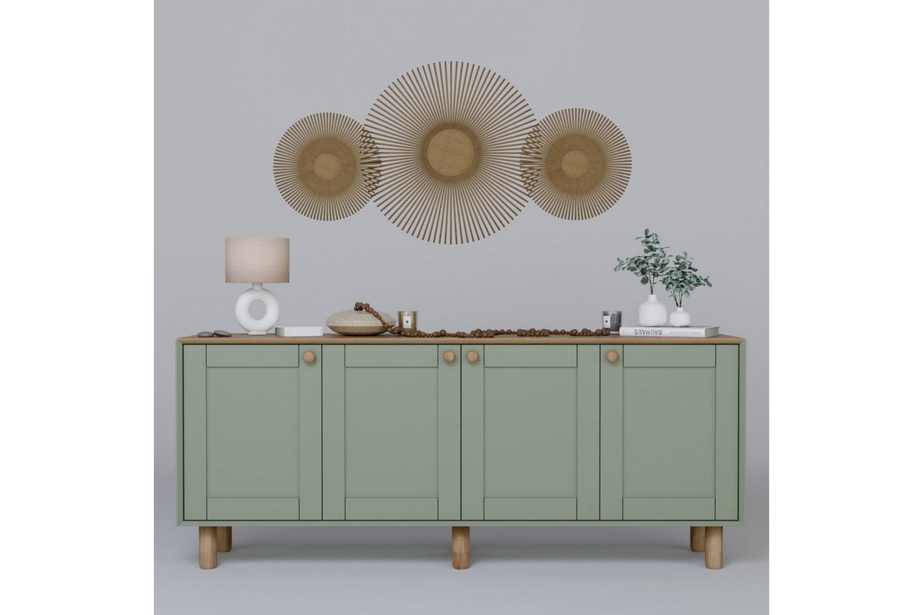 kuniyoshi konsollbord 180 cm - grön