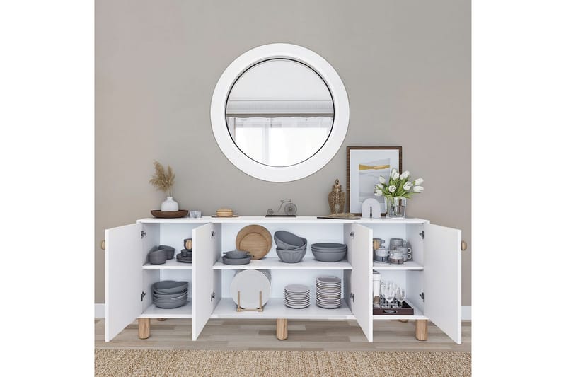 Kuniyoshi Konsollbord 180 cm - Vit - Möbler - Vardagsrum - Soffbord & vardagsrumsbord - Avlastningsbord & konsolbord