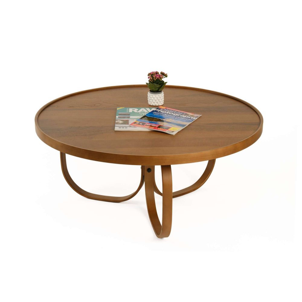 kunti soffbord 100 cm - mörkbrun