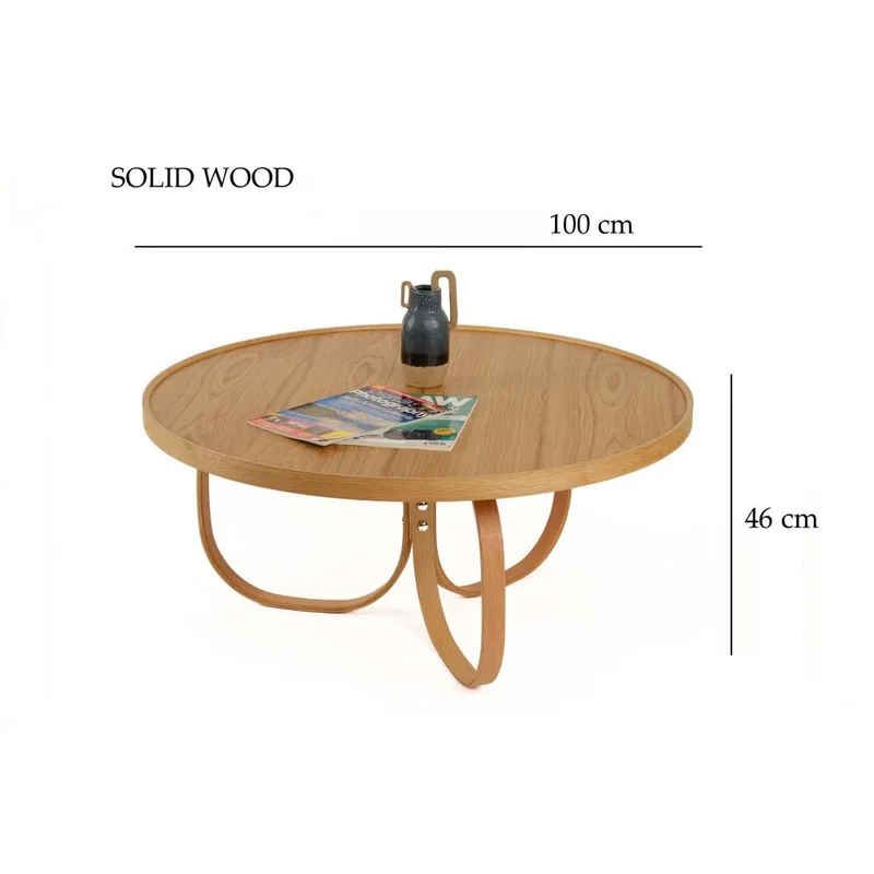 Kunti Soffbord 100 cm - Natur - Möbler - Vardagsrum - Soffbord & vardagsrumsbord - Soffbord