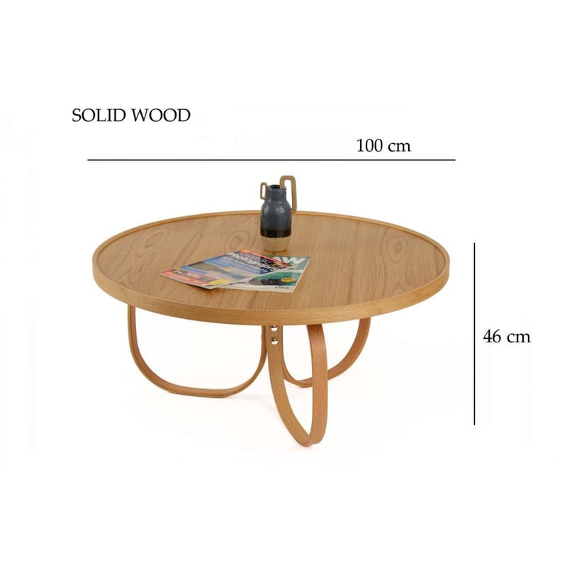 Kunti Soffbord 100 cm - Natur - Möbler - Vardagsrum - Soffbord & vardagsrumsbord - Soffbord