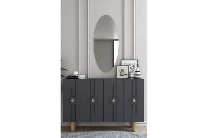 Kyrosen Konsollbord 120 cm - Antracit - Möbler - Vardagsrum - Soffbord & vardagsrumsbord - Avlastningsbord & konsolbord