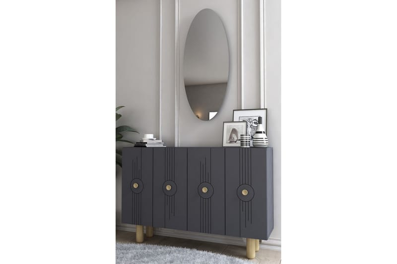 Kyrosen Konsollbord 120 cm - Antracit - Möbler - Vardagsrum - Soffbord & vardagsrumsbord - Avlastningsbord & konsolbord