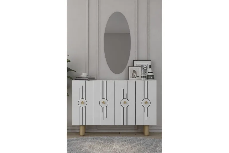 Kyrosen Konsollbord 120 cm - Vit - Möbler - Vardagsrum - Soffbord & vardagsrumsbord - Avlastningsbord & konsolbord