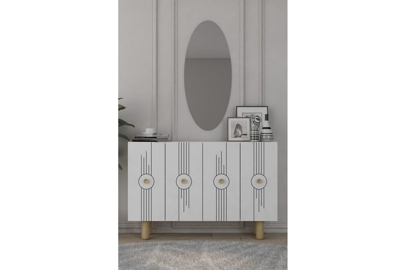 Kyrosen Konsollbord 120 cm - Vit - Möbler - Vardagsrum - Soffbord & vardagsrumsbord - Avlastningsbord & konsolbord