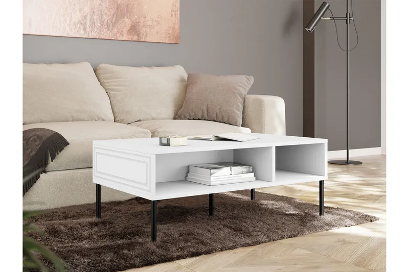 Laholm Soffbord 110 cm - Vit - Möbler - Vardagsrum - Soffbord & vardagsrumsbord - Soffbord