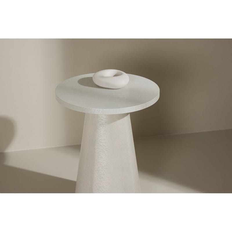 Lanzo Sidobord 35 cm - Vit - Möbler - Vardagsrum - Soffbord & vardagsrumsbord - Sidobord & lampbord