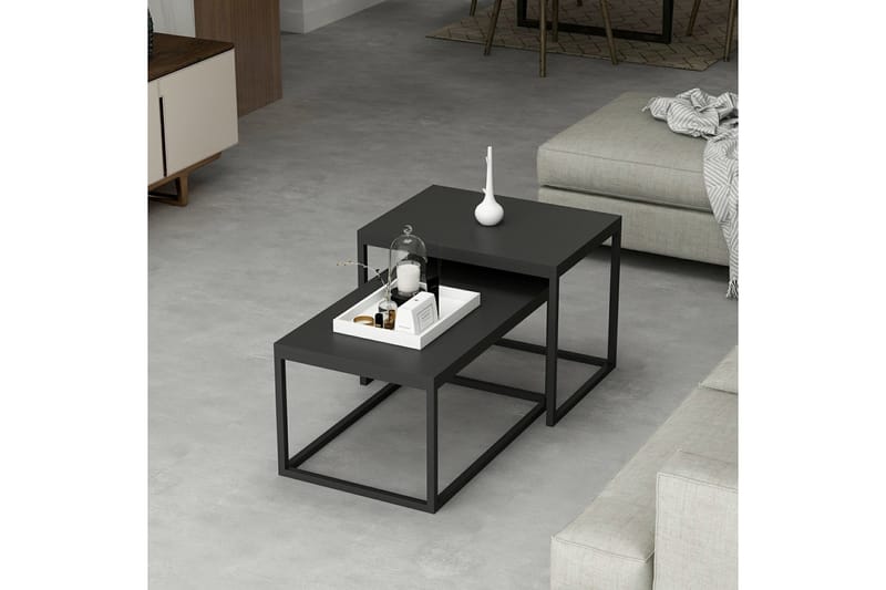 Leka Satsbord - Svart - Möbler - Vardagsrum - Soffbord & vardagsrumsbord - Satsbord