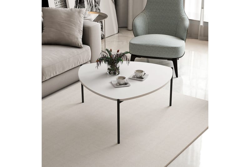 Lenny Soffbord 90 cm - Vit - Möbler - Vardagsrum - Soffbord & vardagsrumsbord - Soffbord