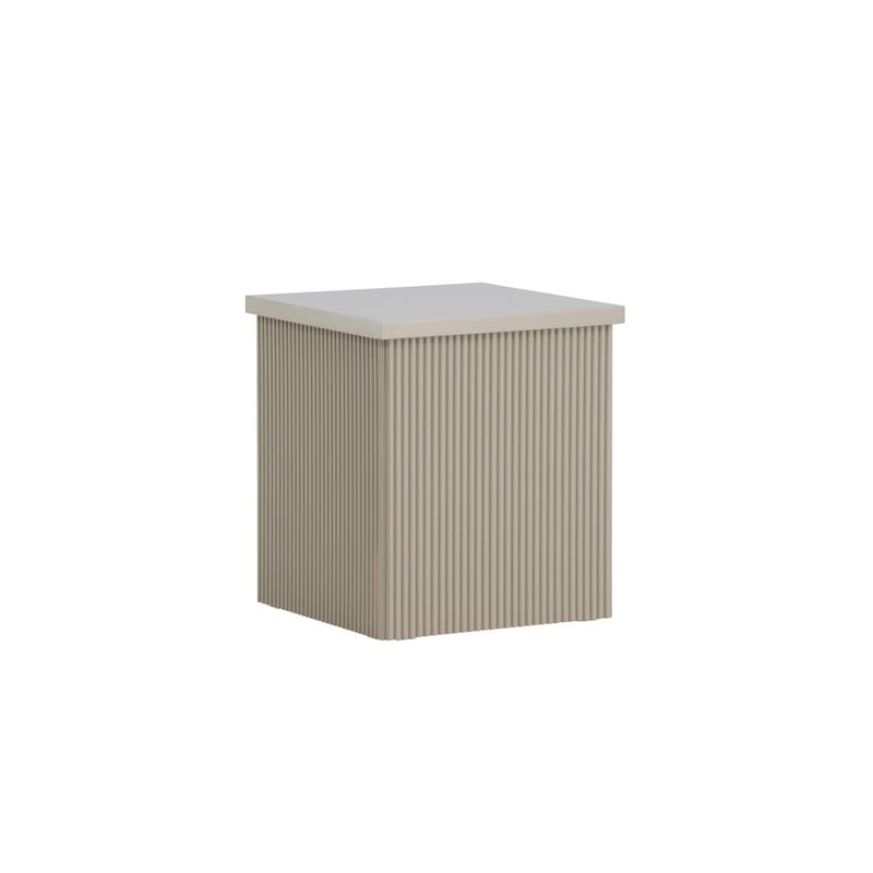 Lenox Sidobord 40 cm - Beige - Möbler - Vardagsrum - Soffbord & vardagsrumsbord - Sidobord & lampbord