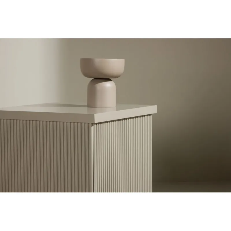 Lenox Sidobord 40 cm - Beige - Möbler - Vardagsrum - Soffbord & vardagsrumsbord - Sidobord & lampbord