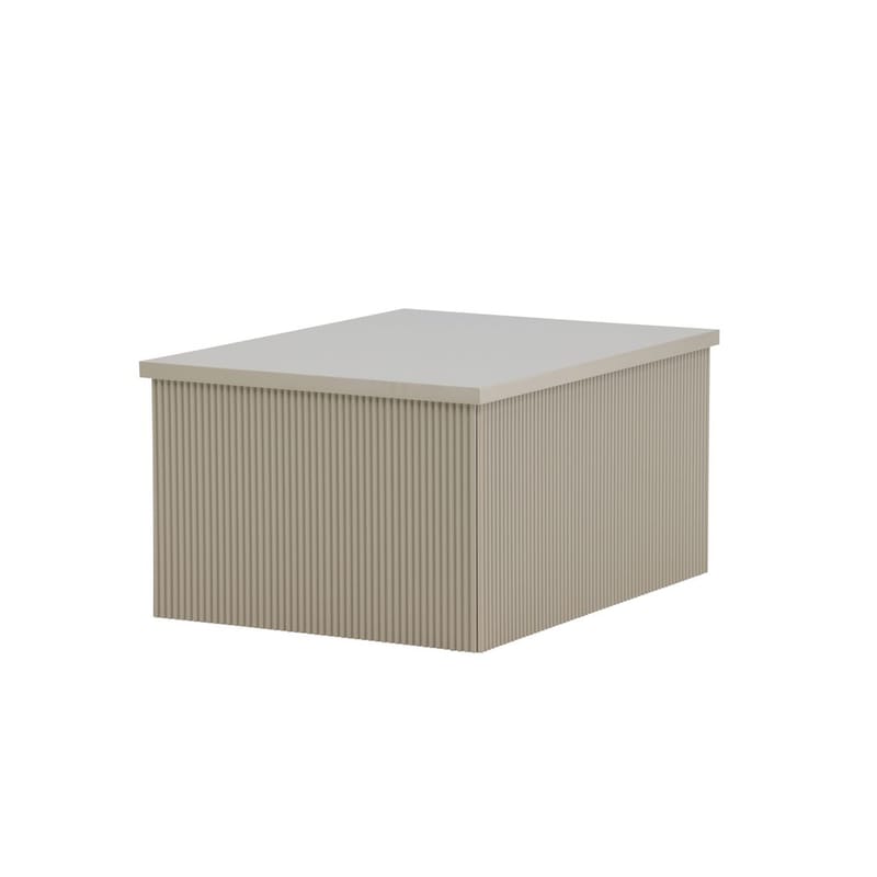 Lenox Sidobord 80 cm - Beige - Möbler - Vardagsrum - Soffbord & vardagsrumsbord - Sidobord & lampbord
