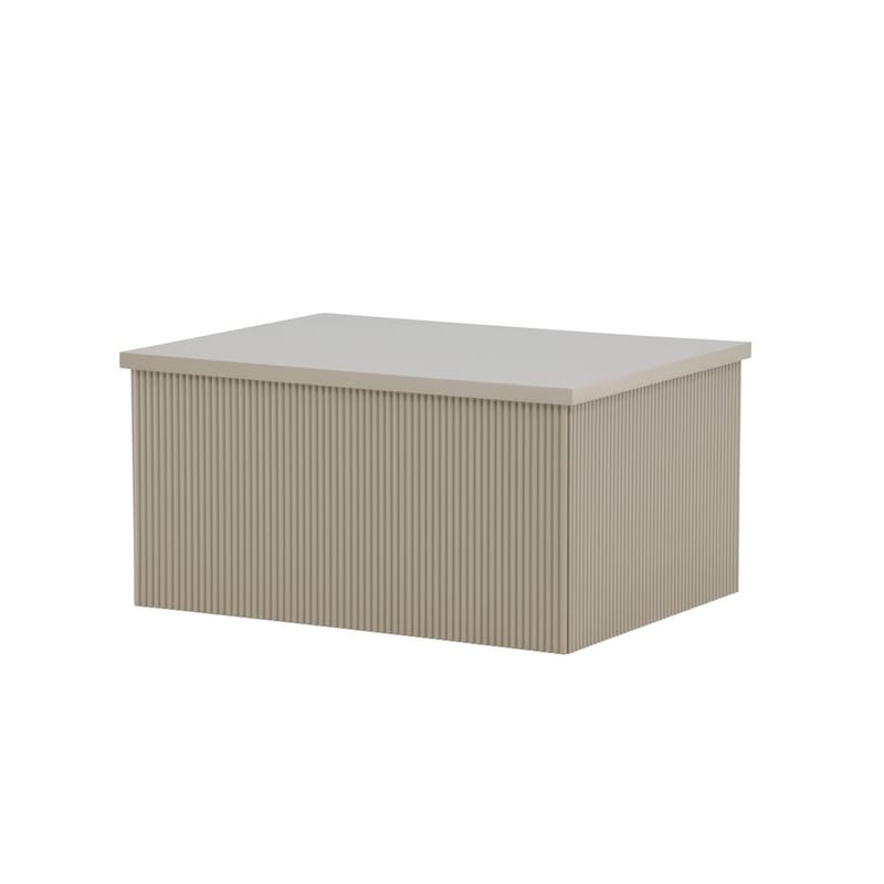 Lenox Sidobord 80 cm - Beige - Möbler - Vardagsrum - Soffbord & vardagsrumsbord - Sidobord & lampbord