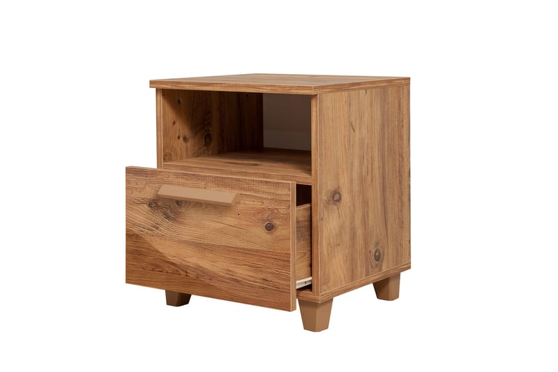 LEVA Sängbord 45x40 cm Brun - Möbler - Sovrum - Sängbord