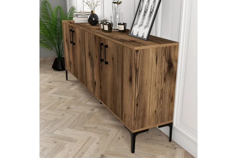 Levents Avlastningsbord 180 cm - Valnöt - Möbler - Vardagsrum - Soffbord & vardagsrumsbord - Avlastningsbord & konsolbord